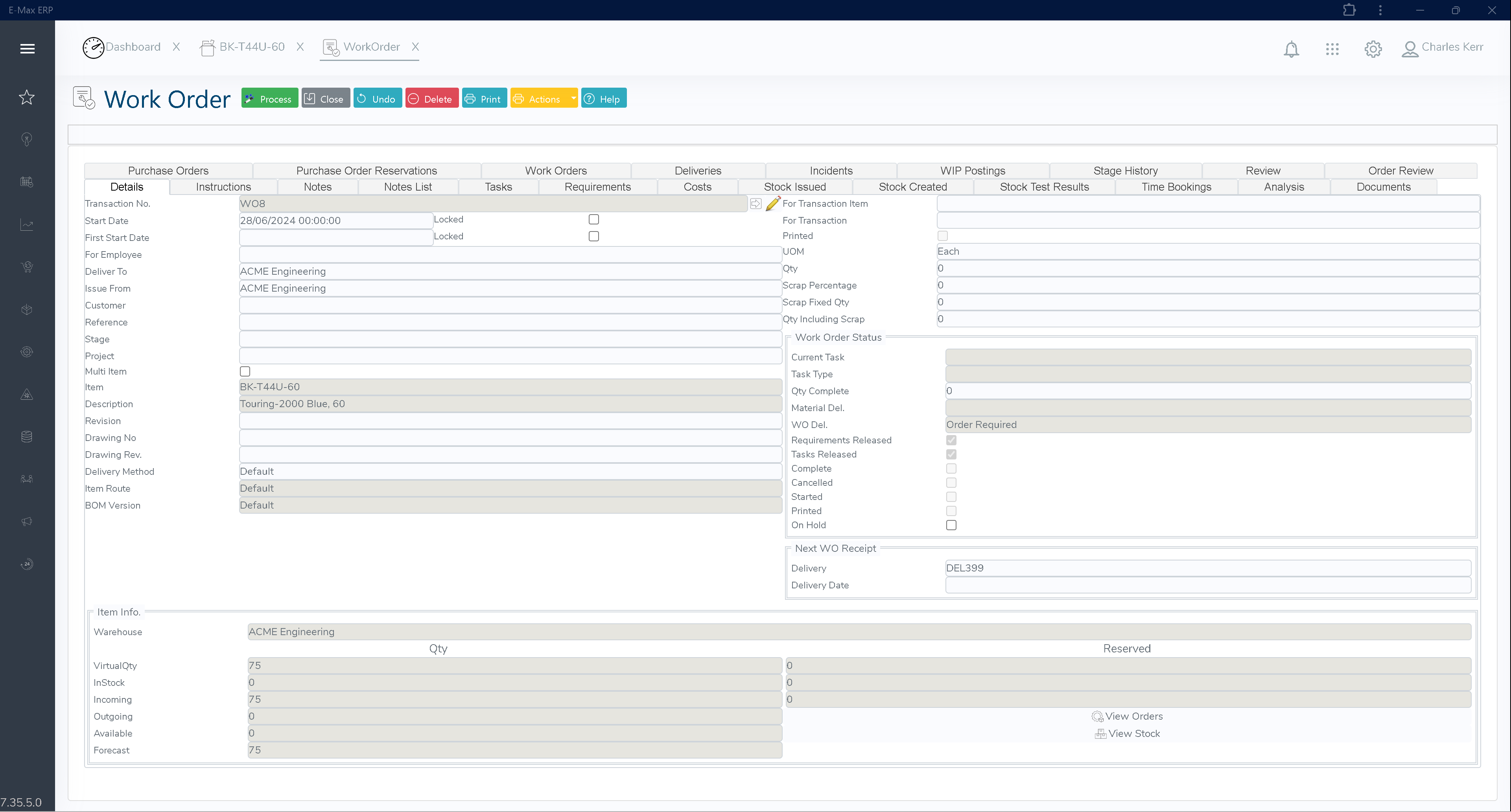 Works Order Management